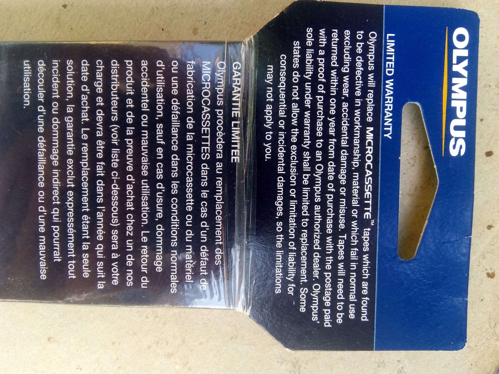 Kompaktkassetten: Olympus XB-60 Microcassettes - 3er Pack - Originalverpackt – Gebraucht aus St. Gallen von elk2024 1