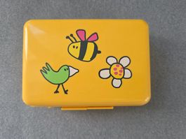 EMSA Kinderbox / Brotdose mit Biene Vogel Blume Motiv