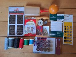Nähzubehör Set - Alles mit dabei, zum Teil neu