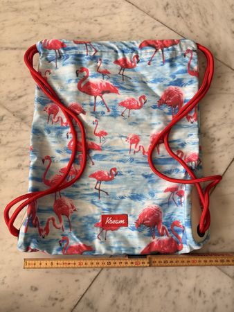 Turnbeutel mit Flamingos
