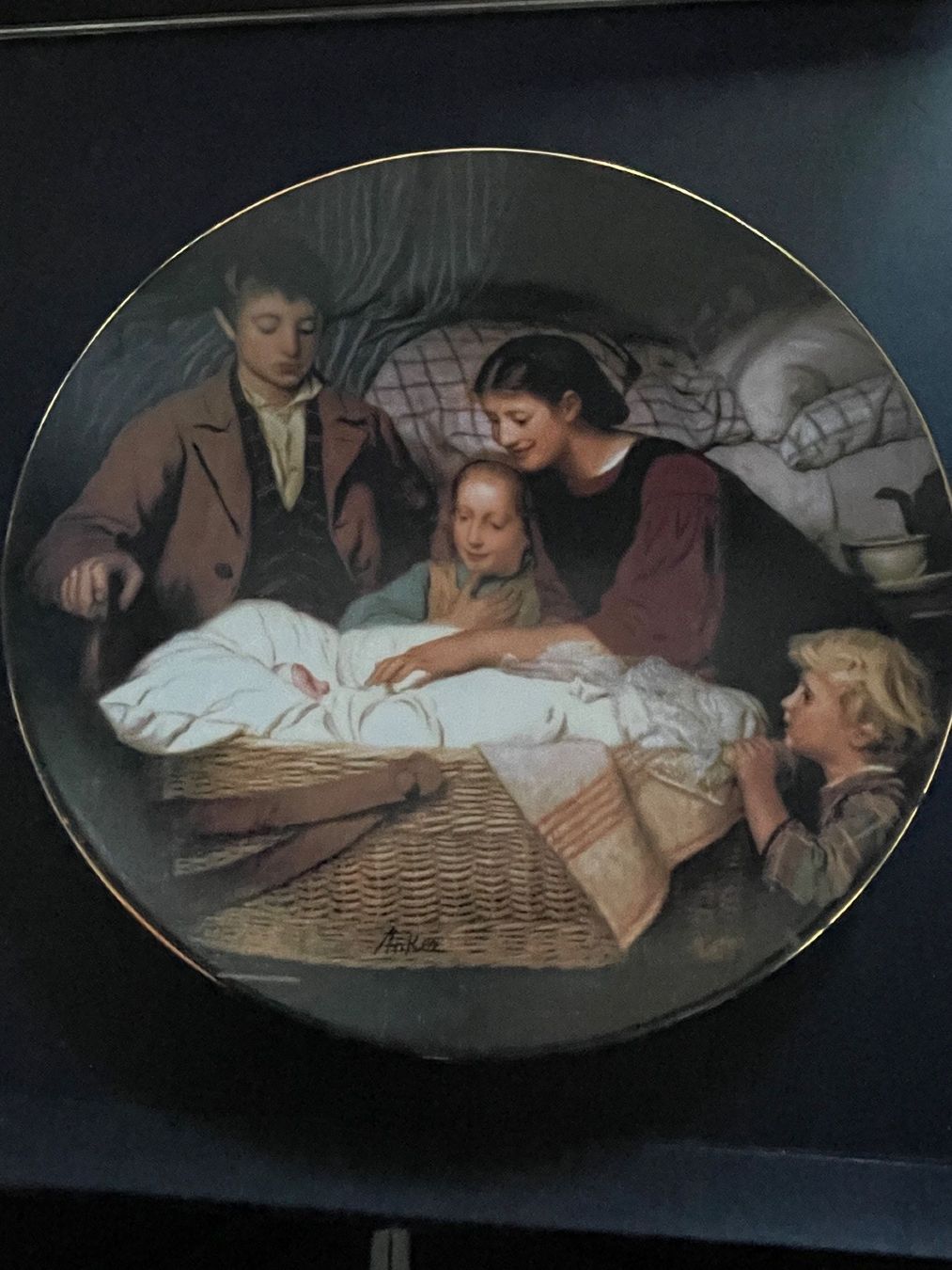 Piatti: Albert Anker Teller Der Neugeborene Nr. 1566 A – Nuovo (secondo la descrizione) da Volketswil venduto da rubin74