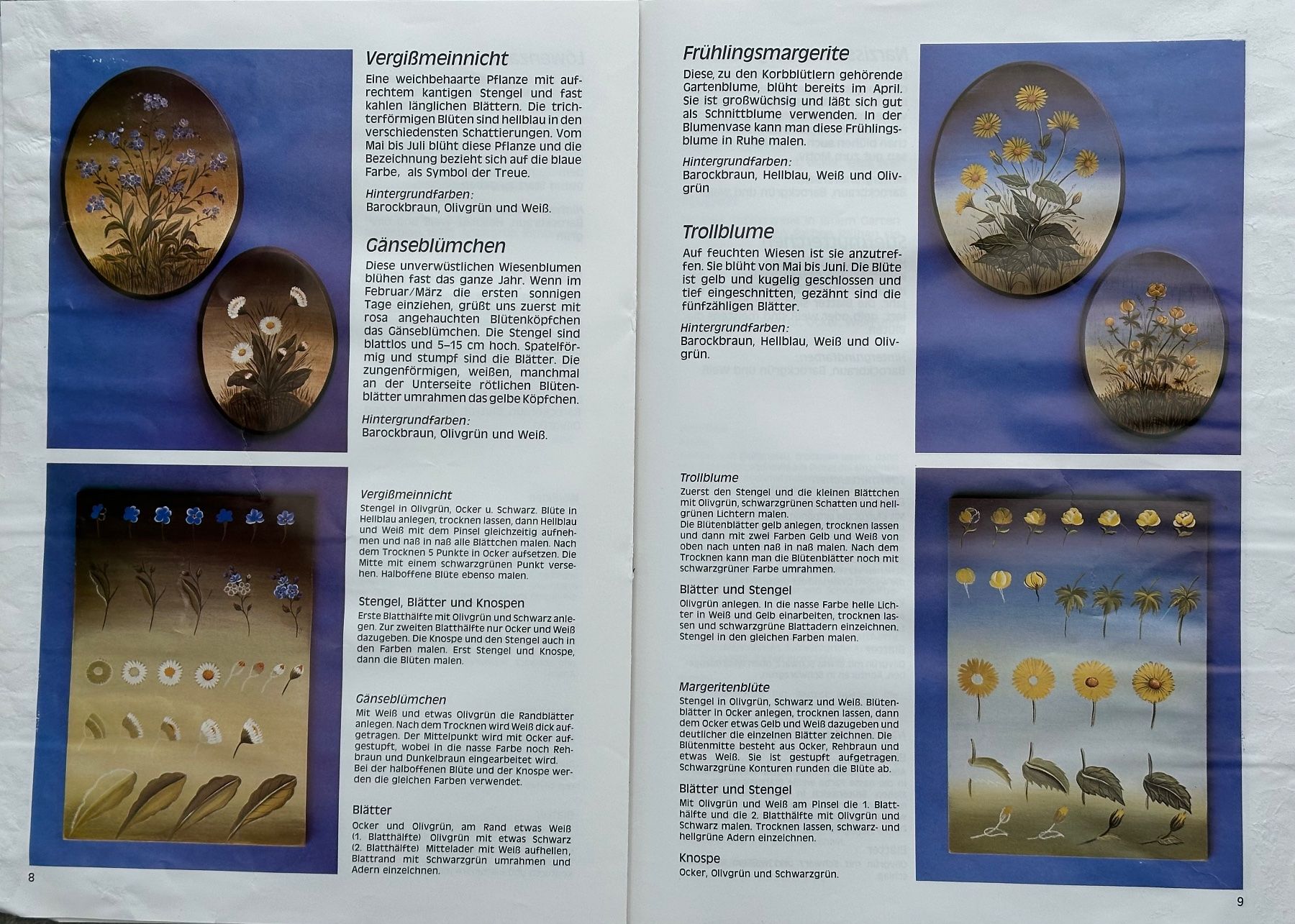 Sciablone: Blumenmalschule  (Malvorlage) – Usato da Obstalden venduto da Porco13 5
