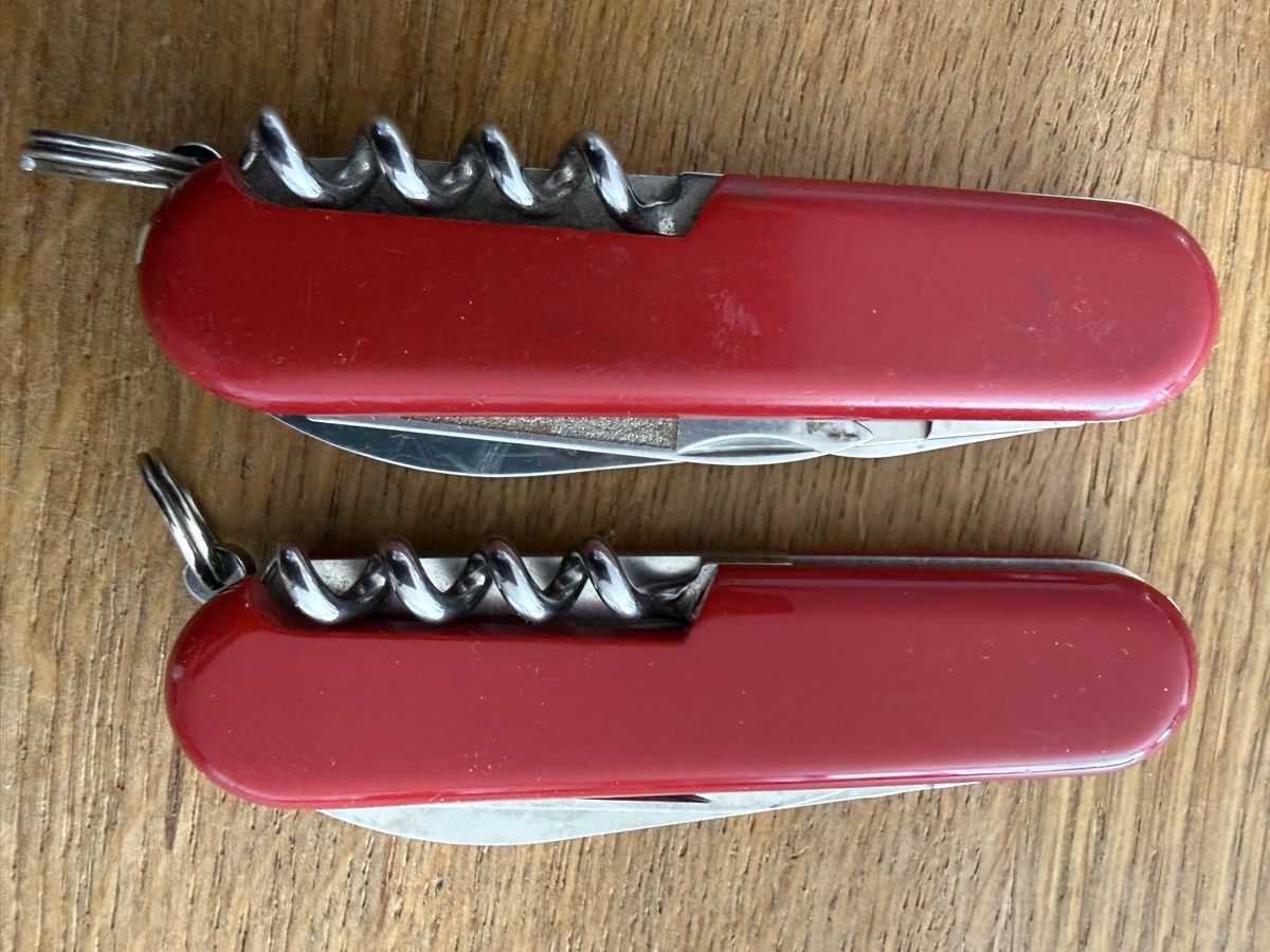 Wenger Coltelli tascabile: 2 alte Wenger Taschenmesser Sackmesser – Usato da Goldach venduto da Messerguru 8