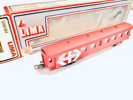 SBB Ausstellungswagen CFF FFS rot 4-achsig H0 in OVP #470