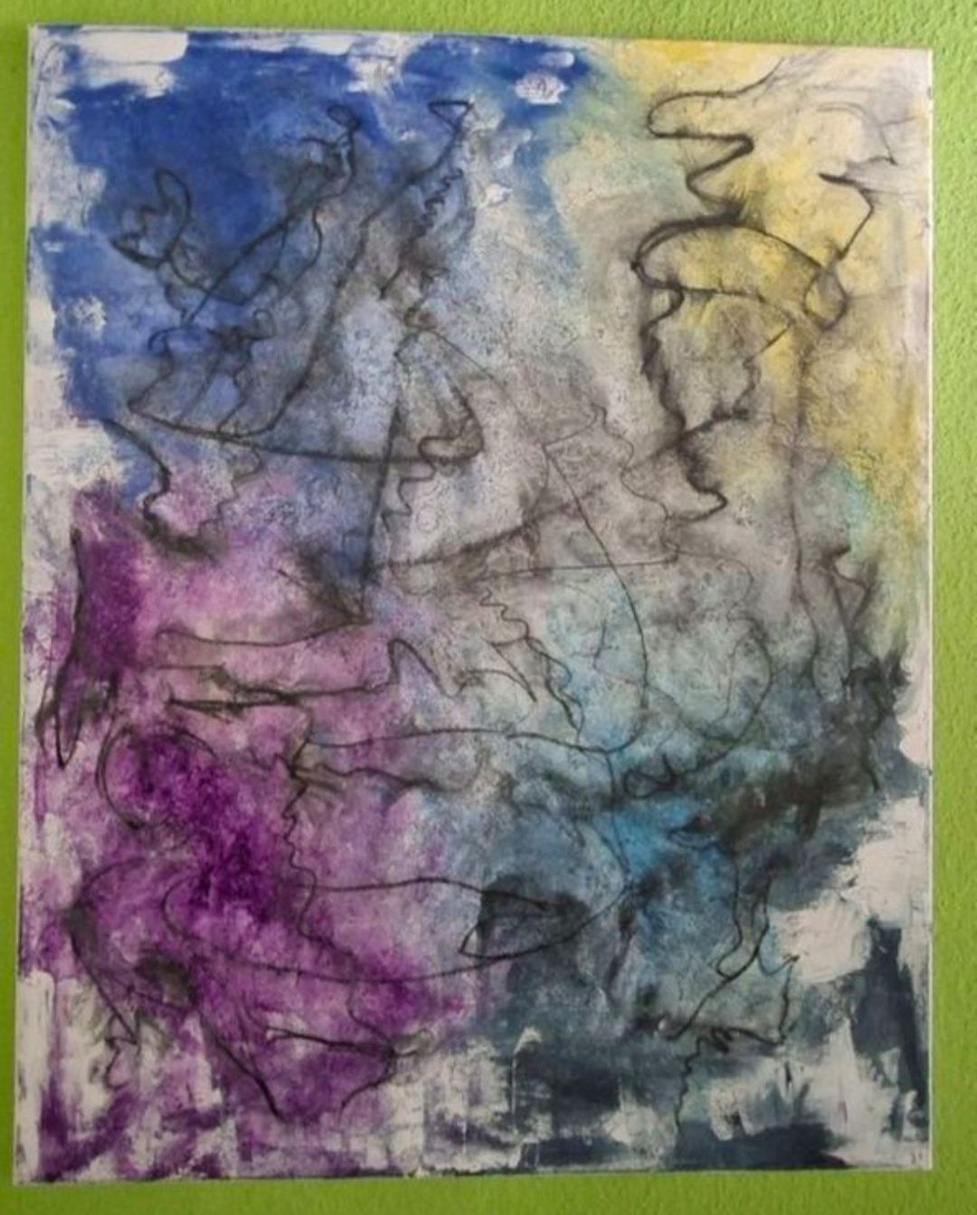 Dipinti: Gemälde " Mischtechnik" handmade 80×100 – Nuovo (secondo la descrizione) da Riehen venduto da Steinbock1970 2