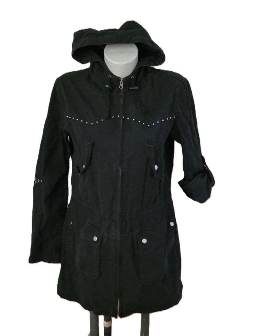 Manteaux: Tolle Long Jacke / Mantel Gr. 38 Schwarz – D'occasion à Füllinsdorf par Sunnebliemli7 2