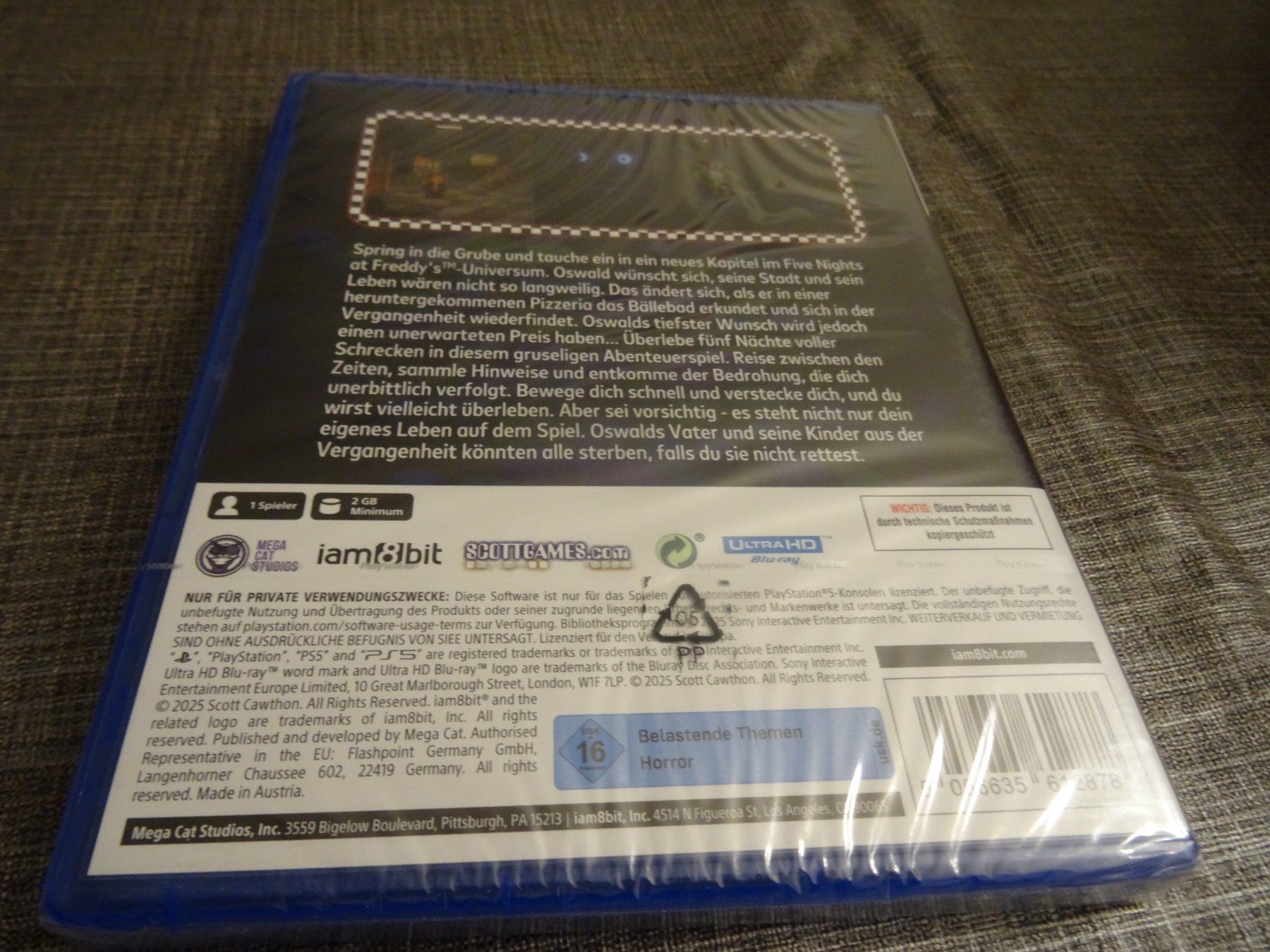 Sony Giochi: Five Nights at Freddy's PS5 Neu & OVP – Nuovo e nell'imballaggio originale da Olten venduto da Disc-Ausverkauf 1