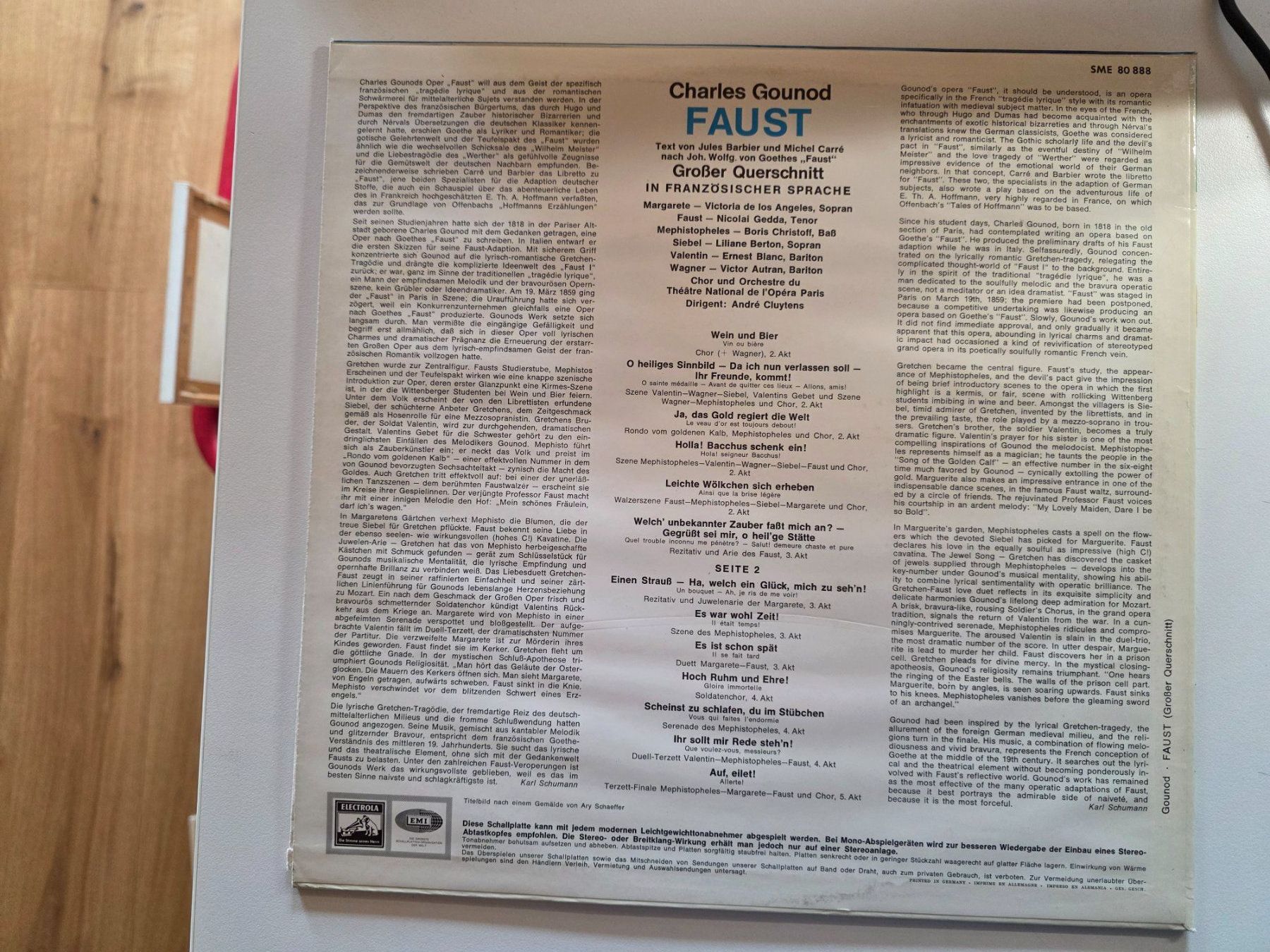 Schallplatten: Klassik LP Faust - Charles Gounod - Querschnitt - – Gebraucht aus Walterswil BE von Lonitti 2