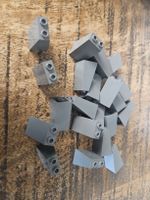 lego 3684a lot de 20 pièces Dark Bluish Gray Slope 75 2 x 2