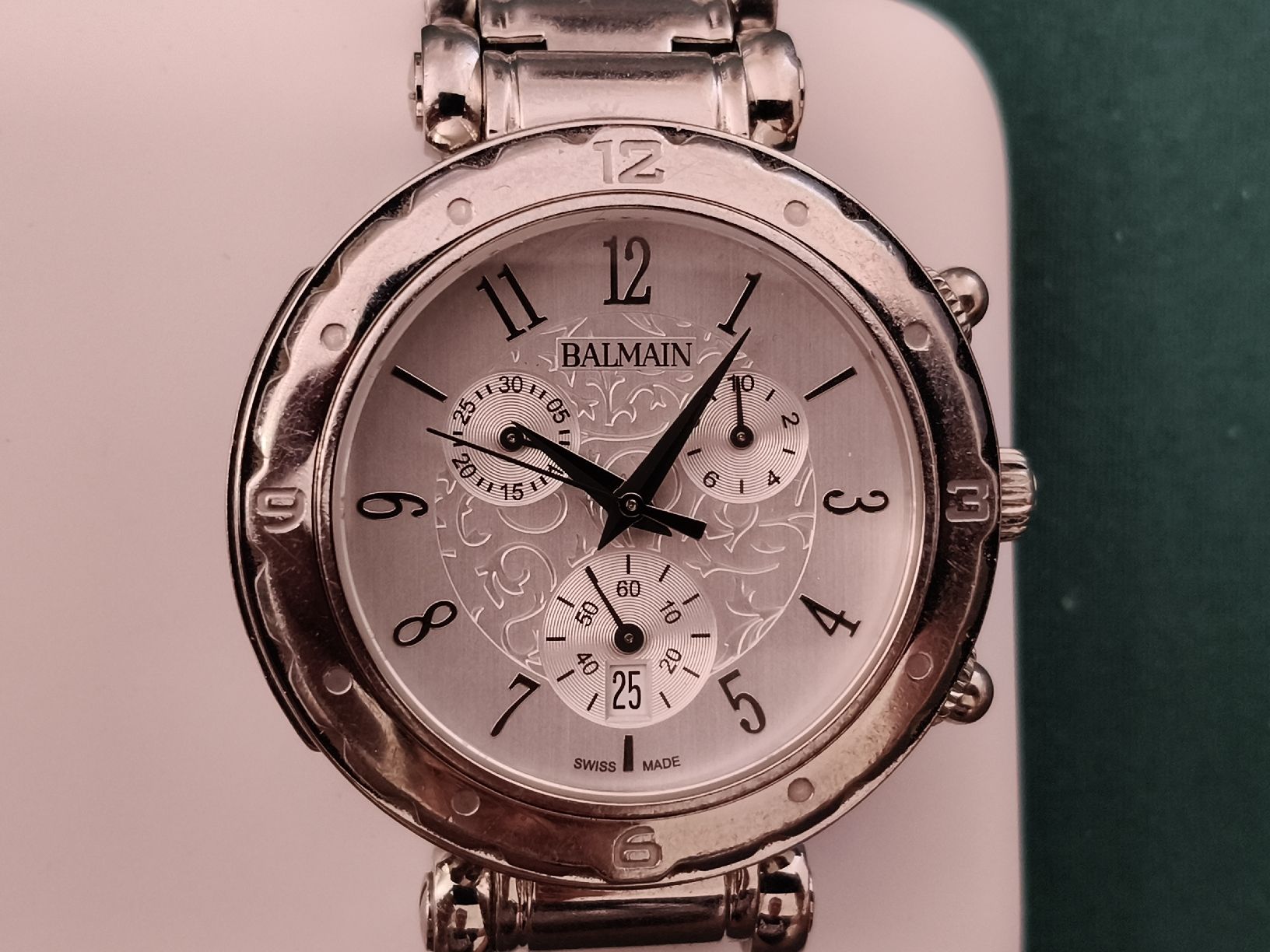 Balmain Orologi: Balmain Chronograph, Quarzuhr, läuft einwandfrei – Usato da Glattbrugg venduto da tarnkappenbomber
