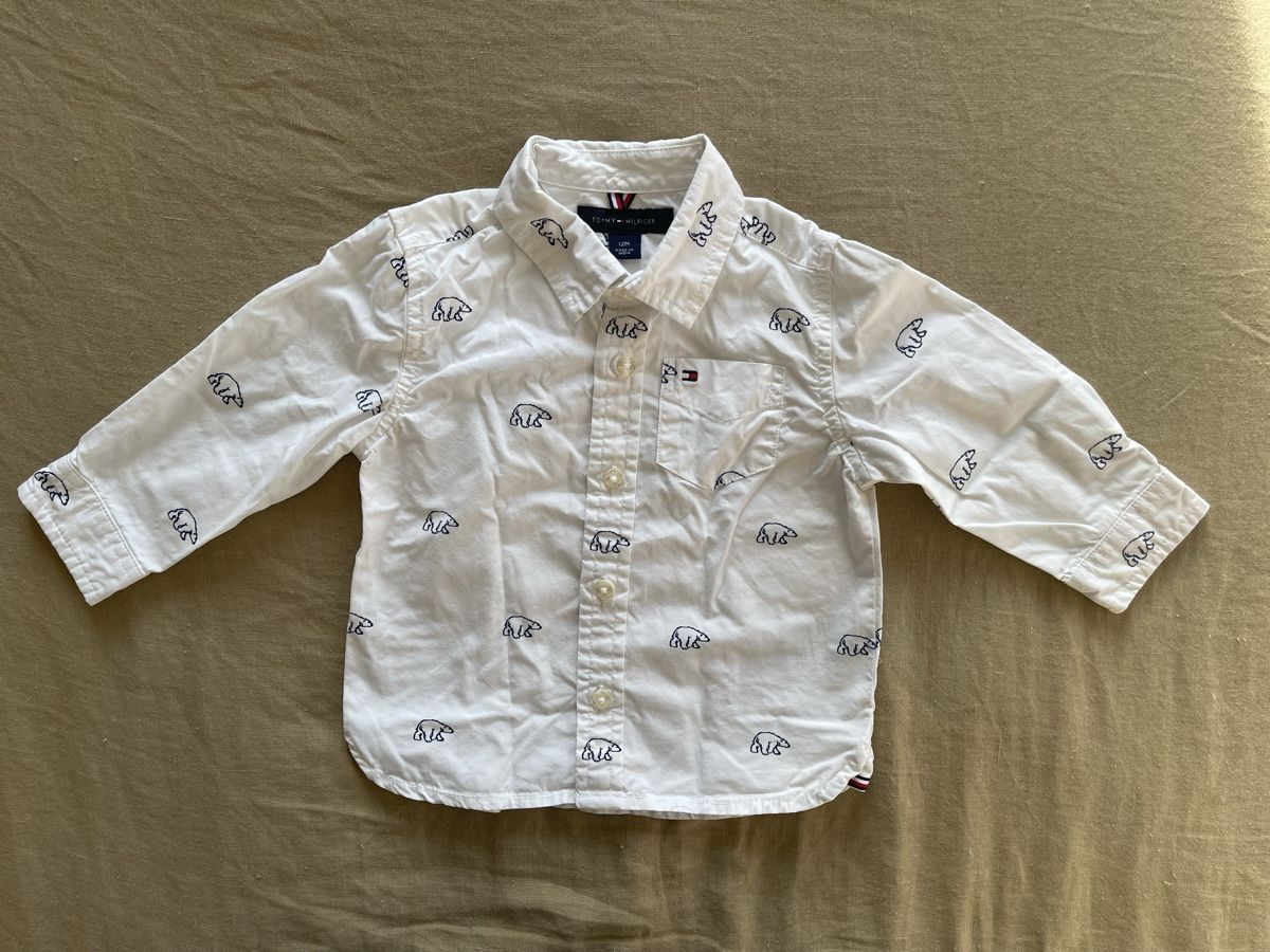 Tommy Hilfiger Camicie, T-shirt & Polo: Tommy Hilfiger Hemd, Grösse 12M, Eisbären – Usato da Hirzel venduto da carta9