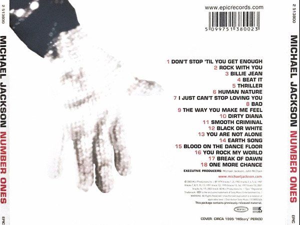 CD: Michael Jackson – Number Ones - a – Usato da Brittnau venduto da Zibu 1