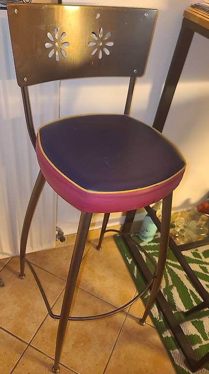 Sgabelli: Tabouret haut fer forgé vintage  – Usato da Montreux venduto da rao_r66l 1