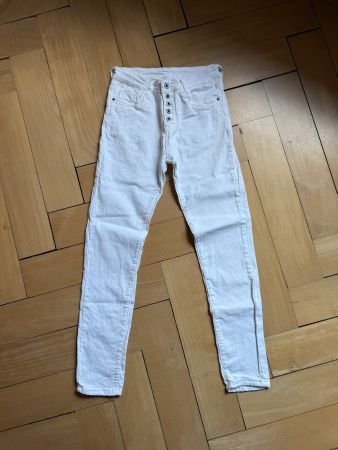 Skinny Jeans weiss S