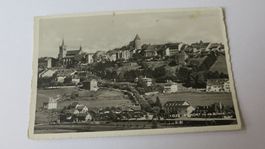 Romont / FR - vu de Billens - um ca. 1960