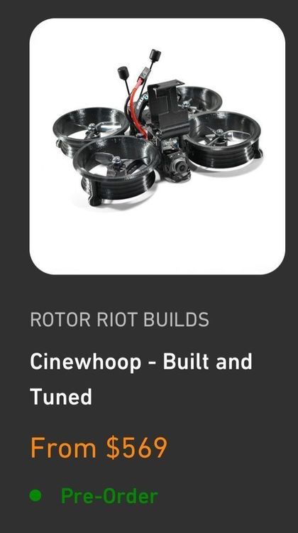 Rotor riot dji deals cinewhoop