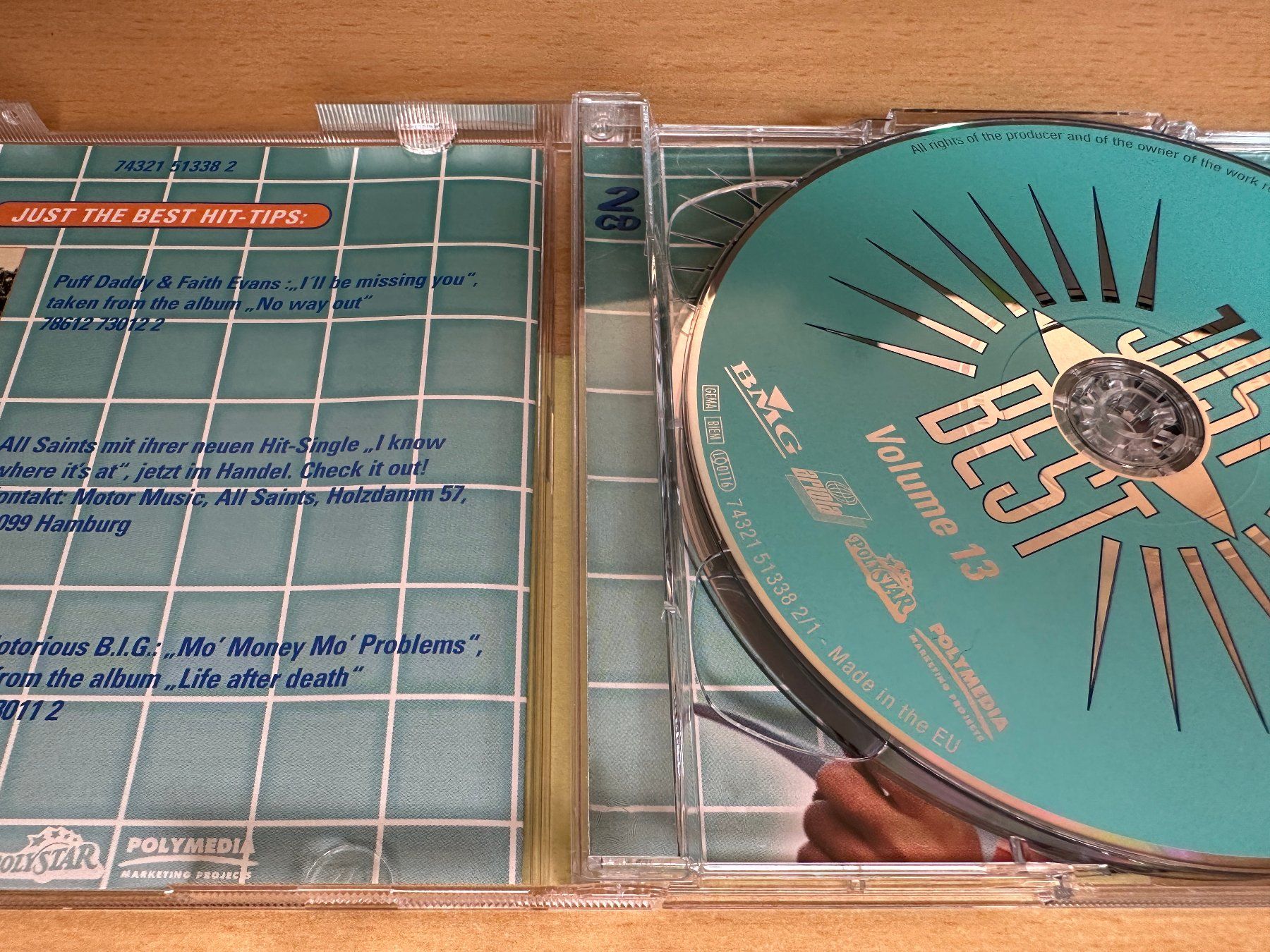 CD: Just The Best Volume 13 - 2 CD – Usato da Rikon im Tösstal venduto da Alpenmutz 2