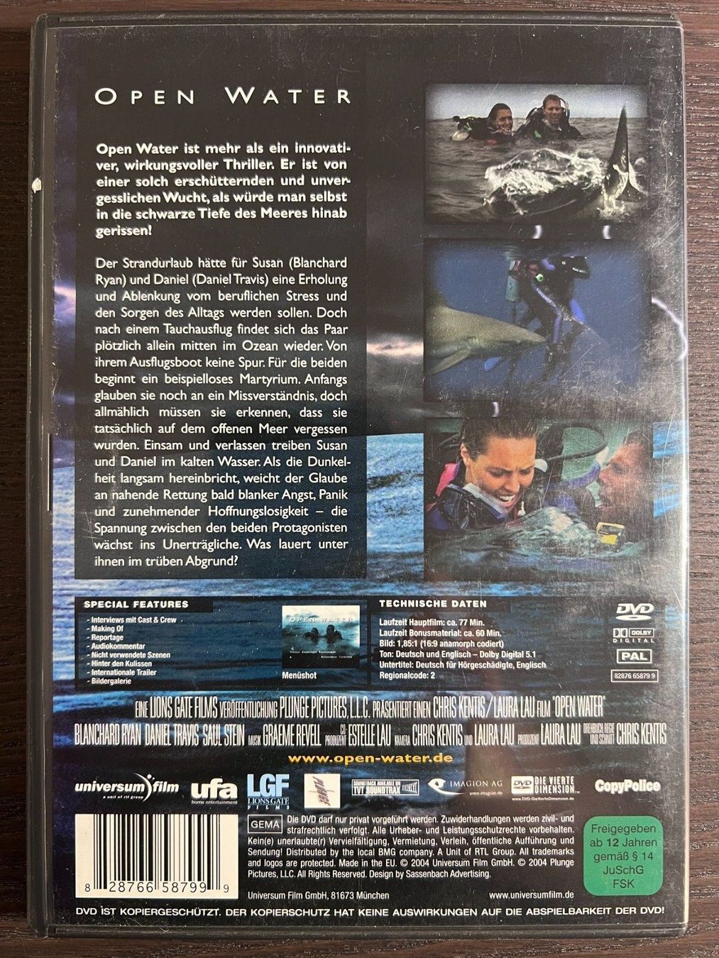 Tutti i DVDs: Open Water – Usato da Zürich venduto da FilmFreunde 1