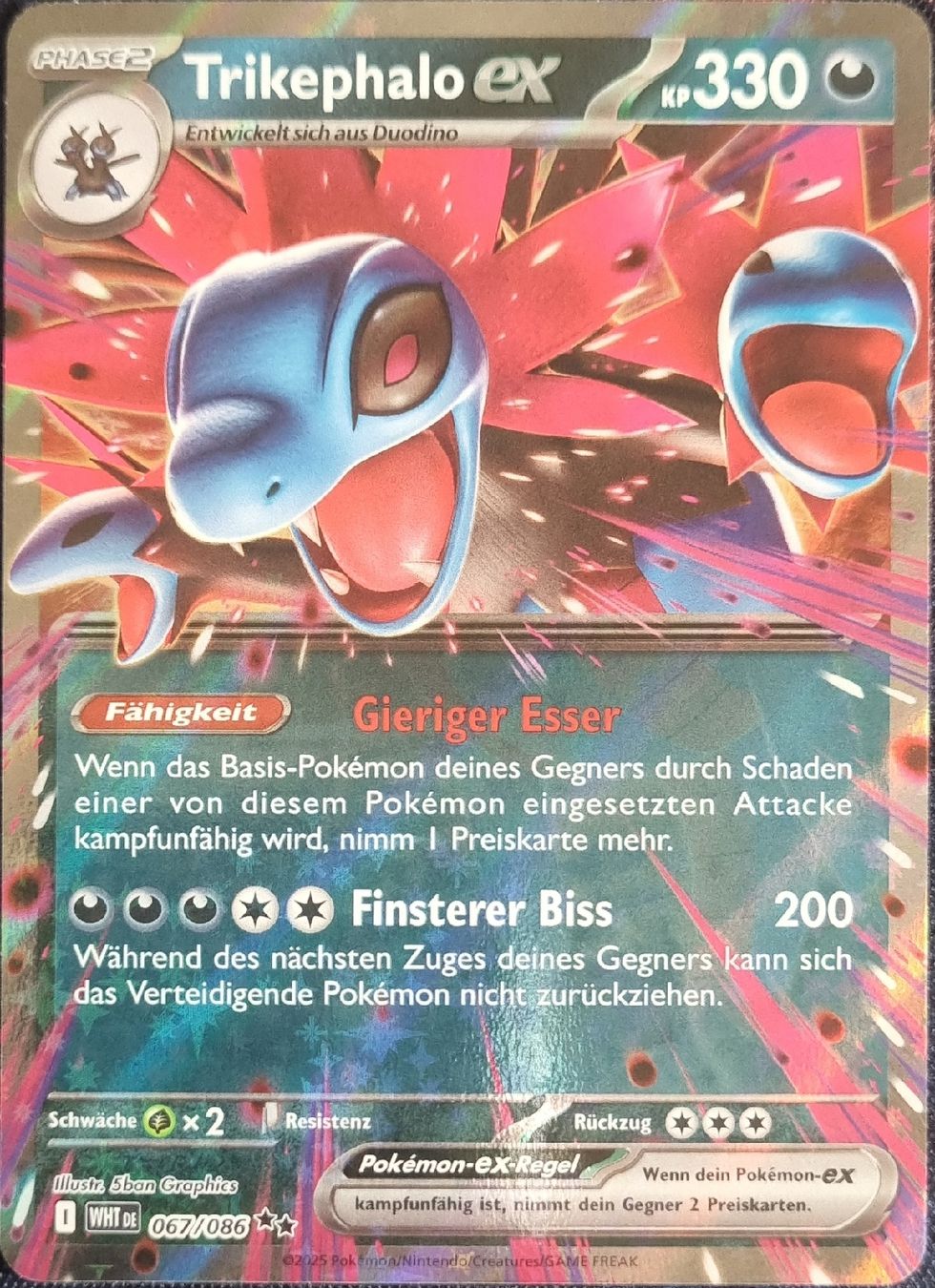 Pokémon Carte collezionabili: Pokemon White FlareTrikephalo EX DE – Nuovo (secondo la descrizione) da Oberbipp venduto da ret_6hxb