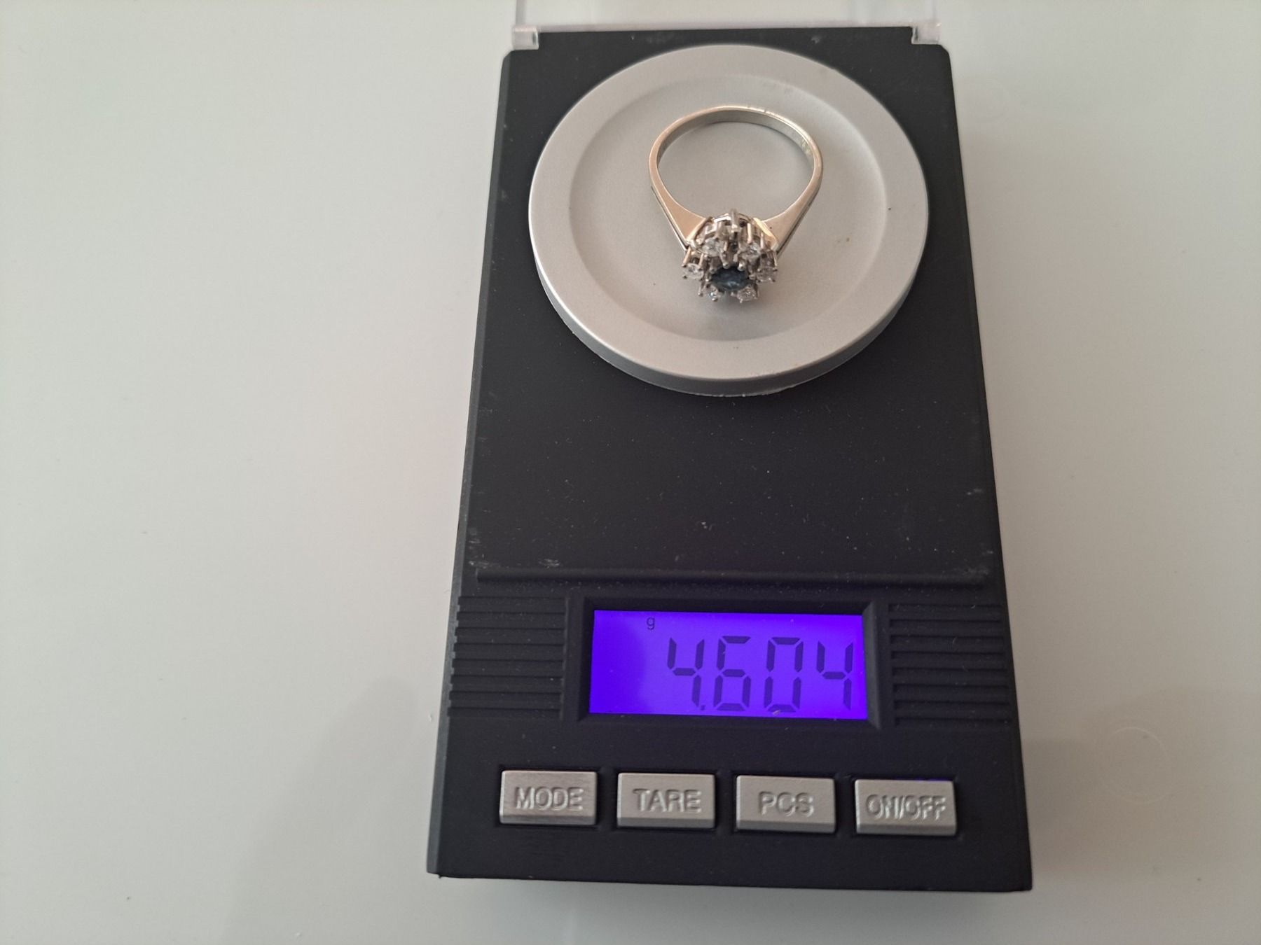 Ringe: Golld Ring mit Dunkles Sapfyr und Diamanten – Gebraucht aus Schaffhausen von meteor7 6