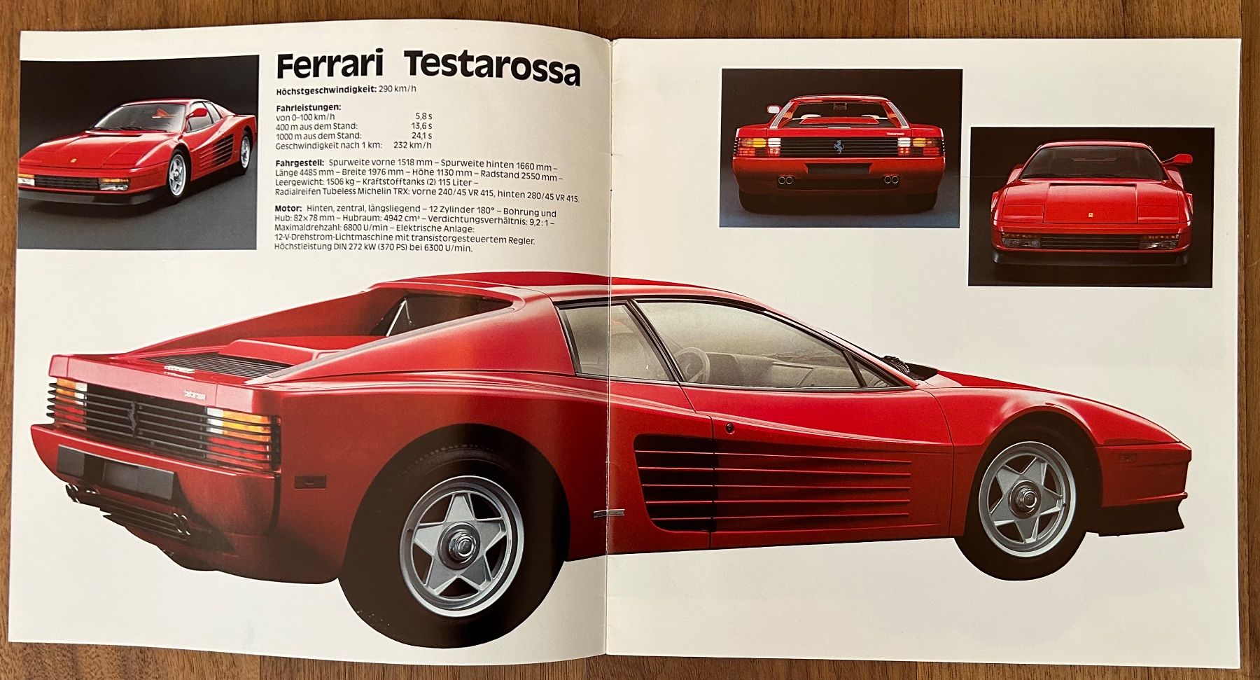Ferrari Documenti: Prospekt Ferrari – Usato da Uster venduto da colmo 1