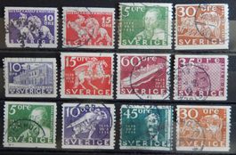 Schweden Lot mit alten Werten VII
