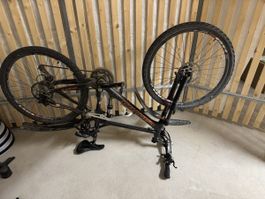 Canyon Mountainbike schwarz/orange 