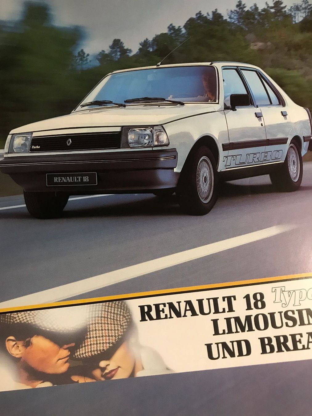 Renault Dokumente: Prospekt Renault 18 Type 2 inkl. Turbo – Gebraucht aus Hausen AG von deliec