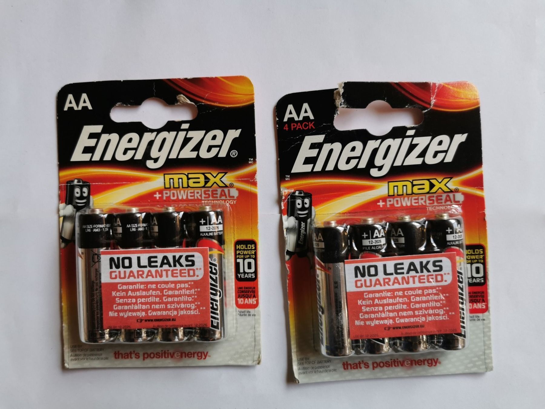 Energizer Akkus & Batterien: 8 Energizer AA max. Powerseal NOLEAKS /12/27 – Neu und originalverpackt aus Gebenstorf von monschala