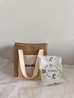 Planted Kühltasche Jute mit Tragegriff neu, inkl. Kühlbeutel