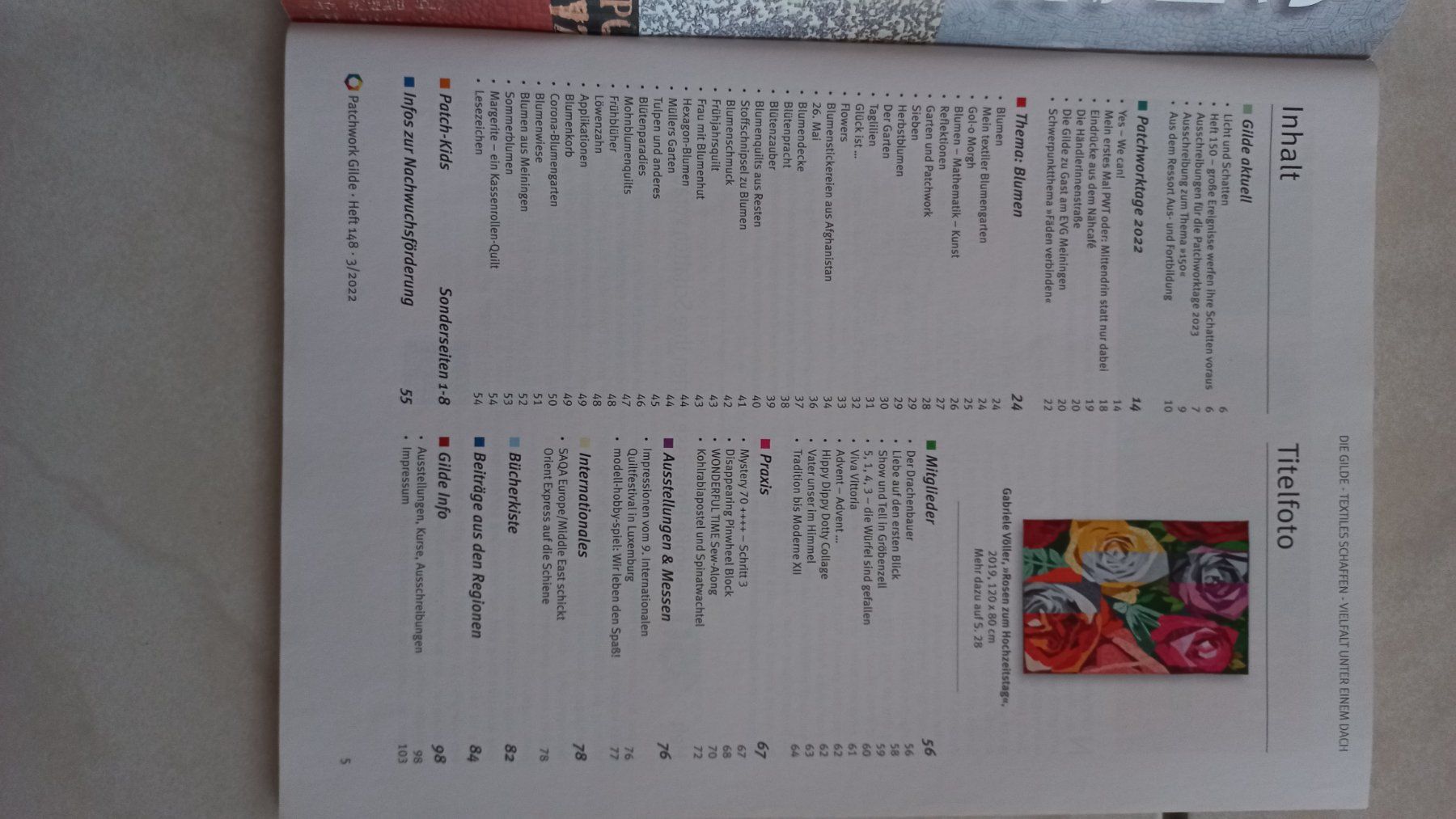 Riviste & Magazine: Patchwork Gilde Magazine: Quilts & Textile Kunst (2Stk) – Usato da Winistorf venduto da acreativ4 3