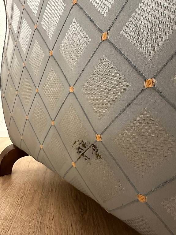 Stühle: Vintage Paar Ecksessel Hellblau – Gebraucht aus Obernau von Arche_Noah_Brocki 9