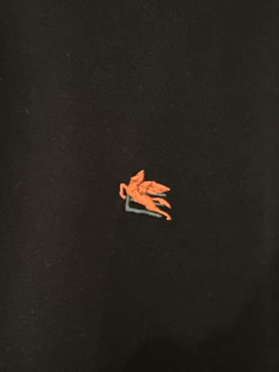 Etro Polo-Shirts: ETRO Polohemd schwarz Langarm, Grösse L – Neu (gemäss Beschreibung) aus Winterthur von ChicMarkt 3