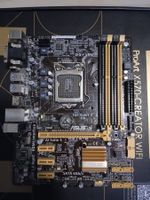 Asus H87M-E Mainboard Sockel 1150,  mATX  + Top Zustand