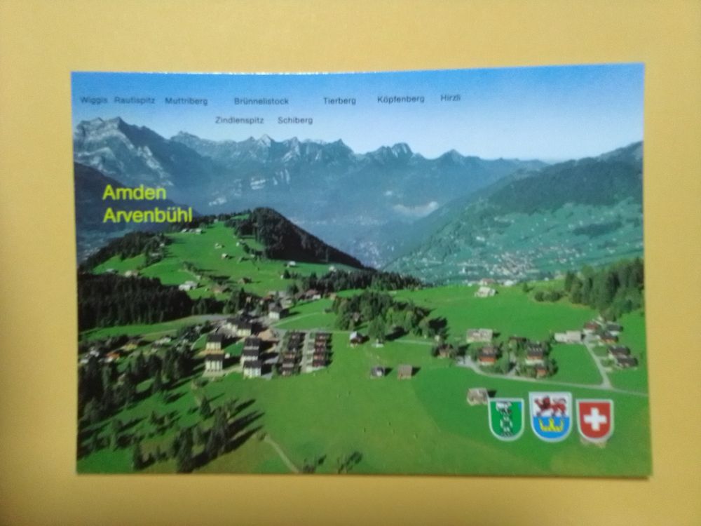 Amden SG Flugaufnahme Wappen (58) (Gebraucht) in Küttigen für CHF 2.5 ...