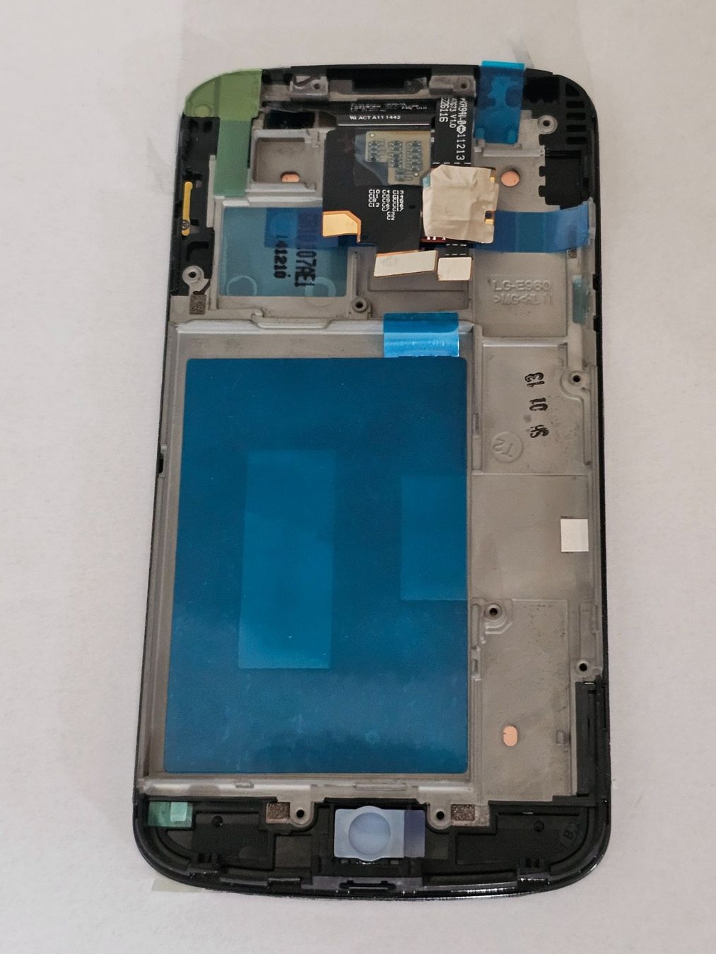 LG Telefoni cellulari / Smartphones: LG NEXUS 4 LCD DISPLAY REPLACEMENT + FRAME BLACK – Nuovo e nell'imballaggio originale da Yvonand venduto da Li_poch 1