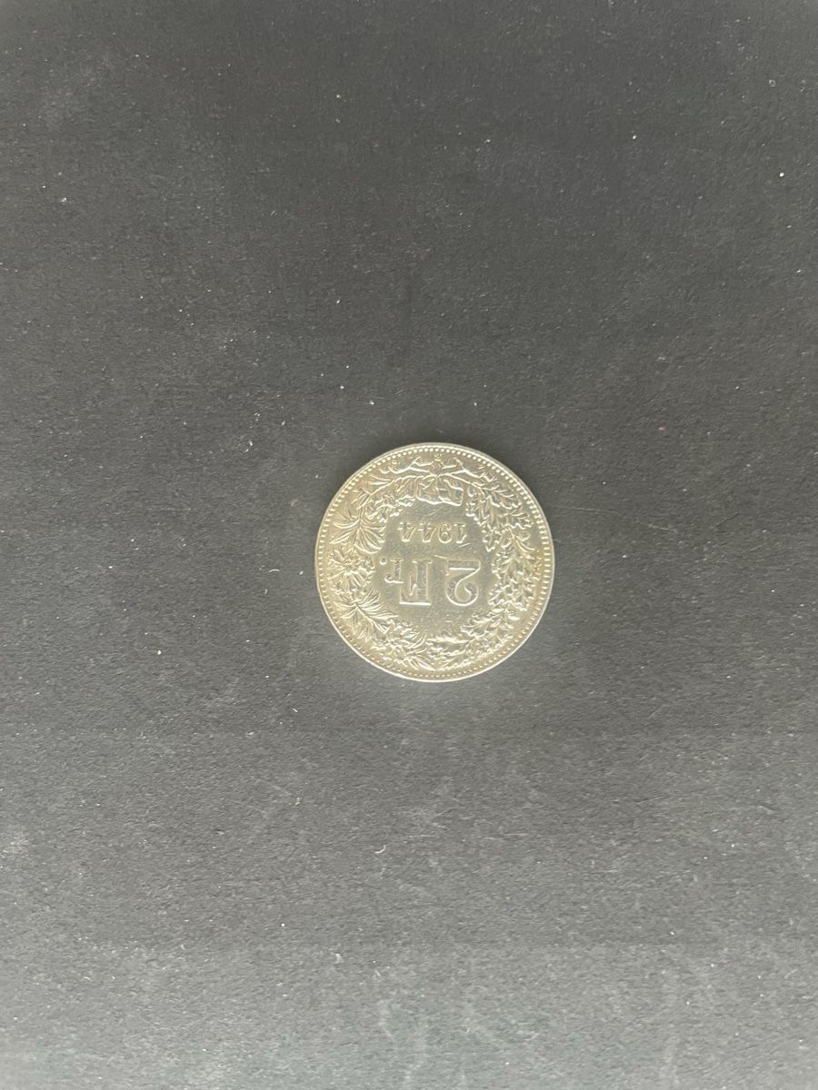 Tutti le monete: 1.- + 2.- Silber CH Jahre: 1962/1945 – Usato da Meierskappel venduto da Hala03 3