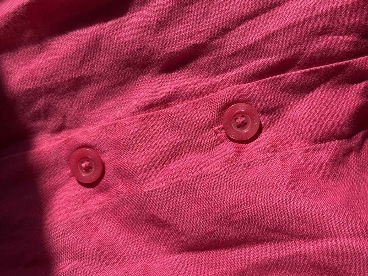 Benetton Blusen: Benetton Blouse pink size M linen  – Gebraucht aus Turbenthal von elizameise 3