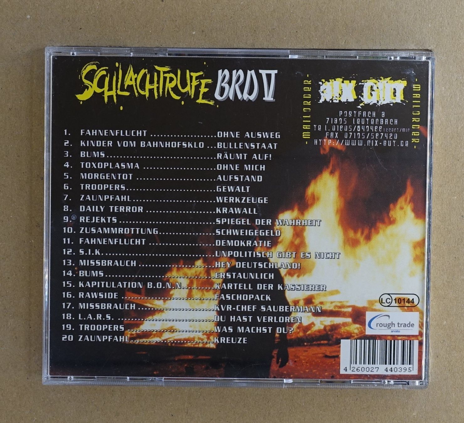 CD: Schlachtrufe BRD V - T7 – Usato da Sessa venduto da discoverymedia 1
