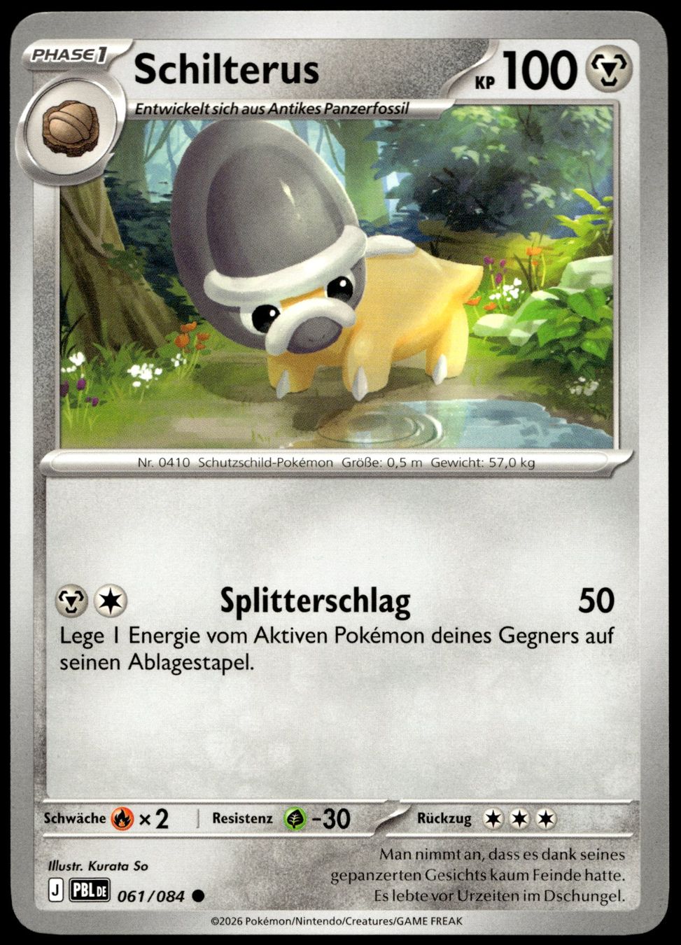 Pokémon Carte collezionabili: Schilterus (PBL DE 061/084) – Usato da Affoltern am Albis venduto da Chiesa_5