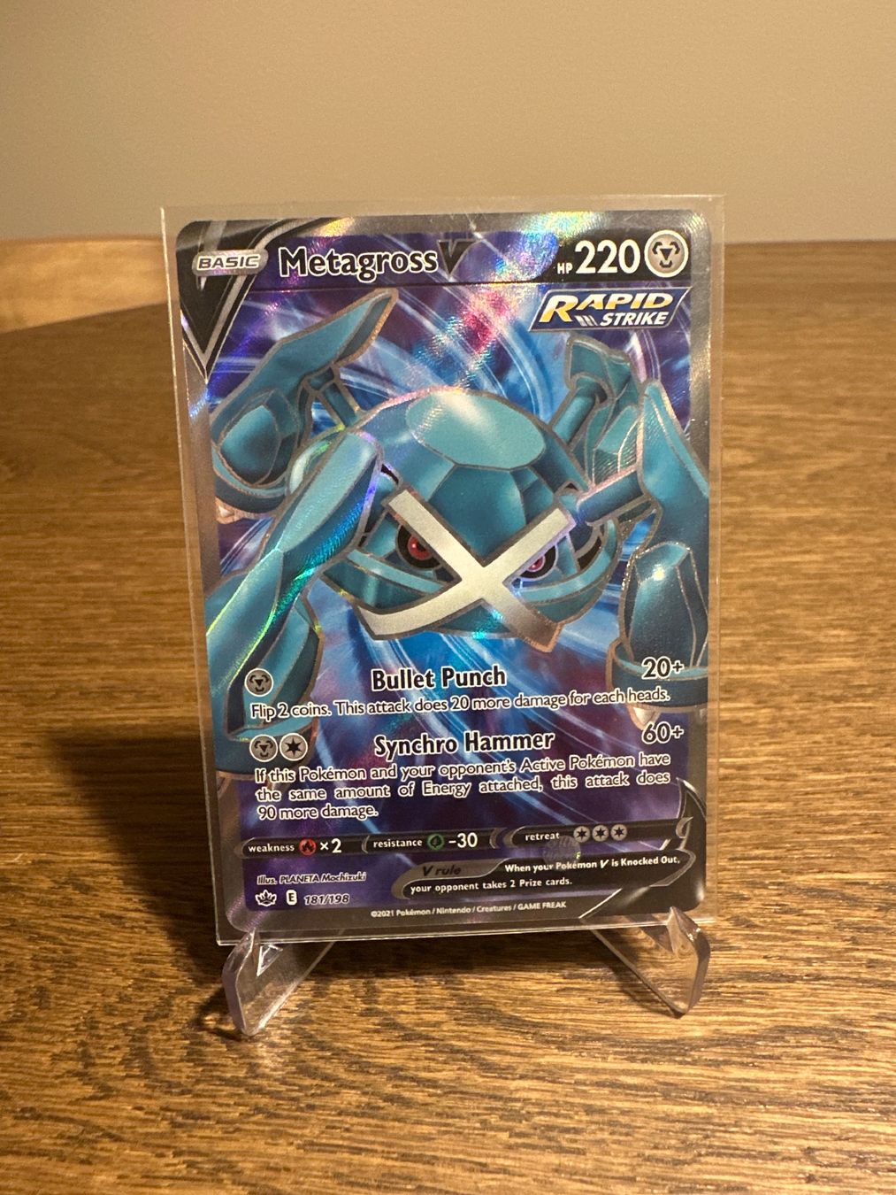 Pokémon Carte collezionabili: Metagross V 181 Chilling Reign – Usato da Forch venduto da PokeZurich