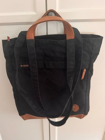 Fjällräven Totepack No. 2 schwarz G-1000 Leder – sehr gut