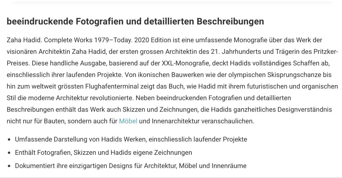 Livres: Zaha Hadid – Neuf (Voir description) à Herisau par eri_2tb5 6