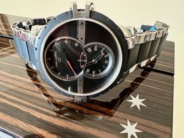 JAQUET DROZ Grande Seconde SW Automatic,Steel/PVD,OVP $18100