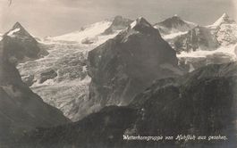 Hohfluh Hasliberg BE Wetterhorn group seen from Hohfluh