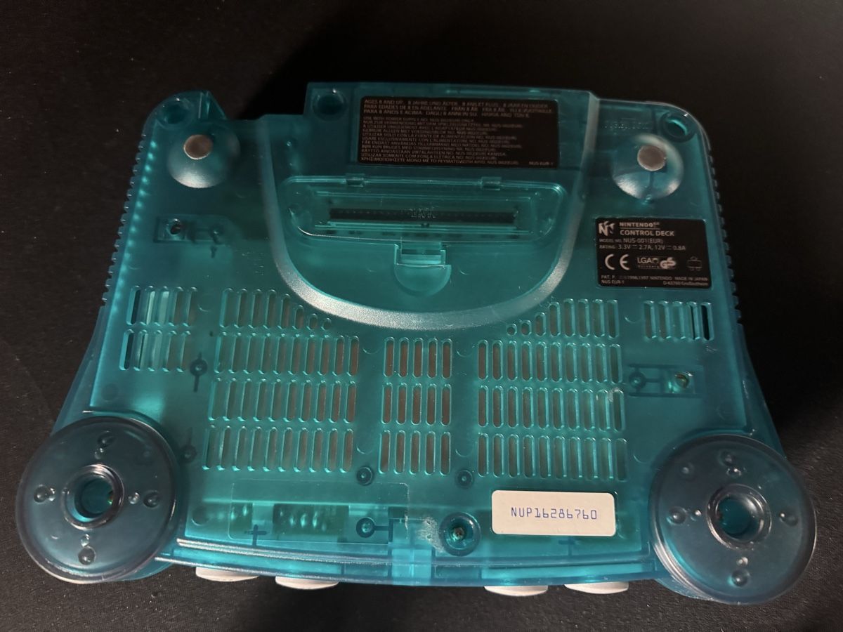 Nintendo Konsolen: Console Nintendo 64 bleue turquoise + Mario Kart – Gebraucht aus Lausanne von sauvezretrogames 4