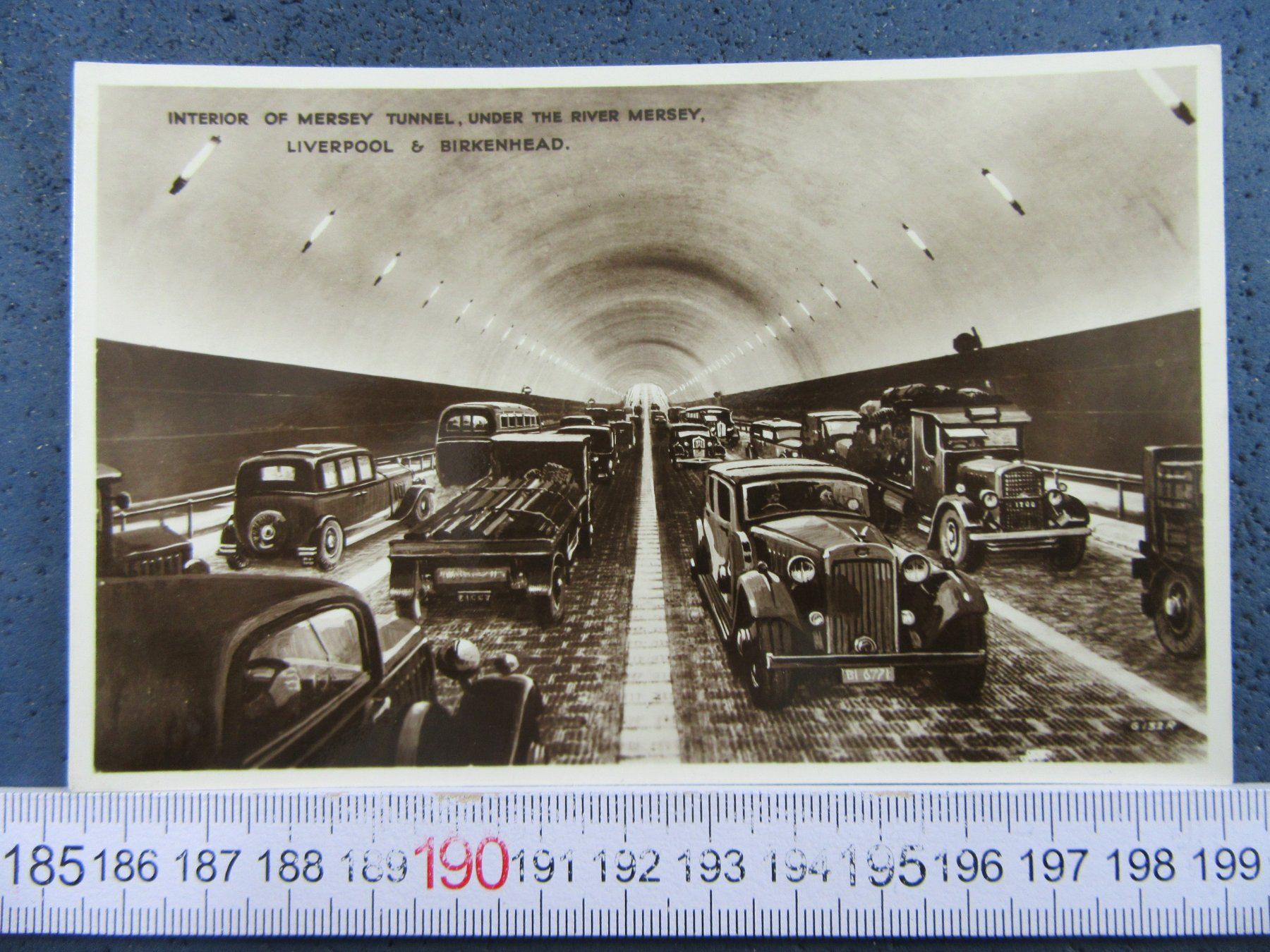 Cartoline postali: AUTO AK OLDTIMER LIVERPOOL MERCSEY-TUNNEL 1937 – Usato da Ettingen venduto da Hausi4711