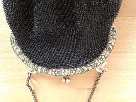 Opern Tasche mit Silber Verzierung