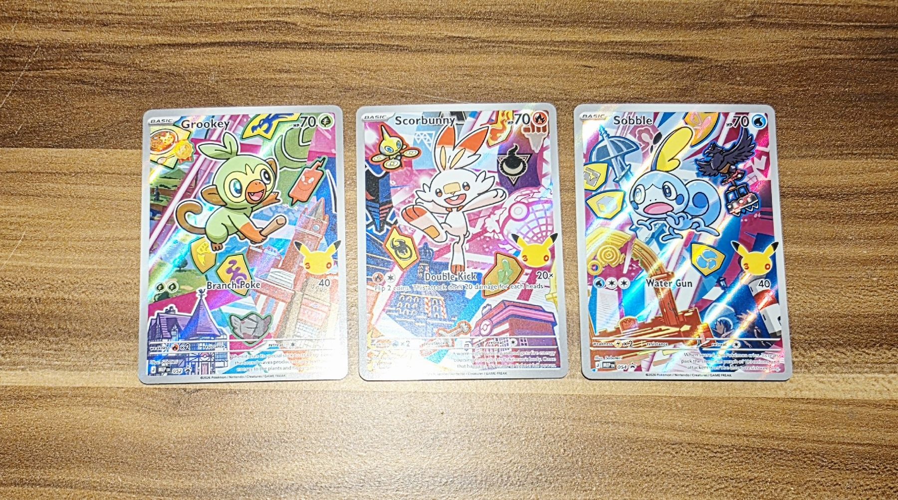 Pokémon Carte collezionabili: Galar Starters Trio First Partners Series 2 Promo – Nuovo (secondo la descrizione) da Turin (Salins) venduto da Meeelll01