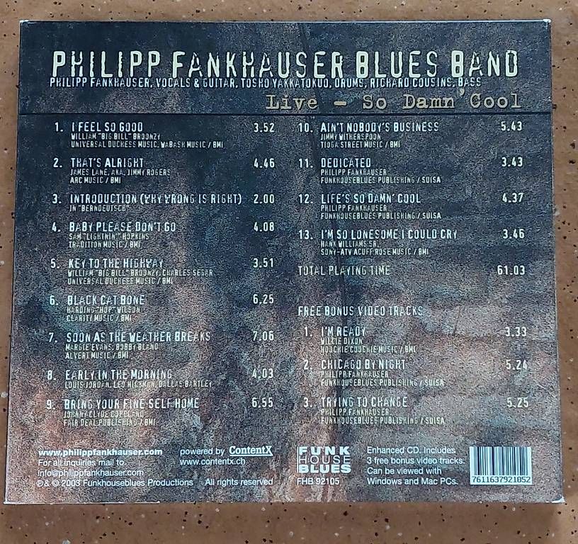CD: Hand-Signierte CD von Philipp Fankhauser – Usato da Utzenstorf venduto da Waldi66